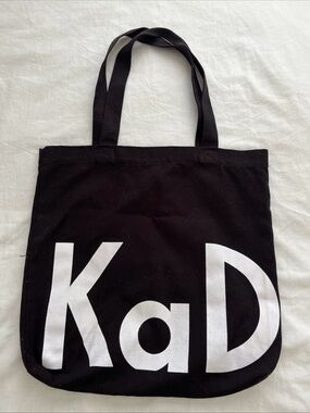 KaDeWe Berlin Solid Black Tote Bag